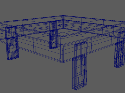 Coffee Table 3D 模型