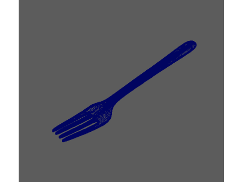 Fork Modèle 3D
