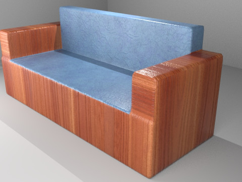 Love Sofa 3D 模型