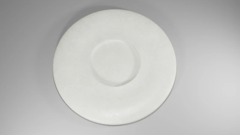 Saucer 3D Model .c4d .max .obj .3ds .fbx .stl .blend 