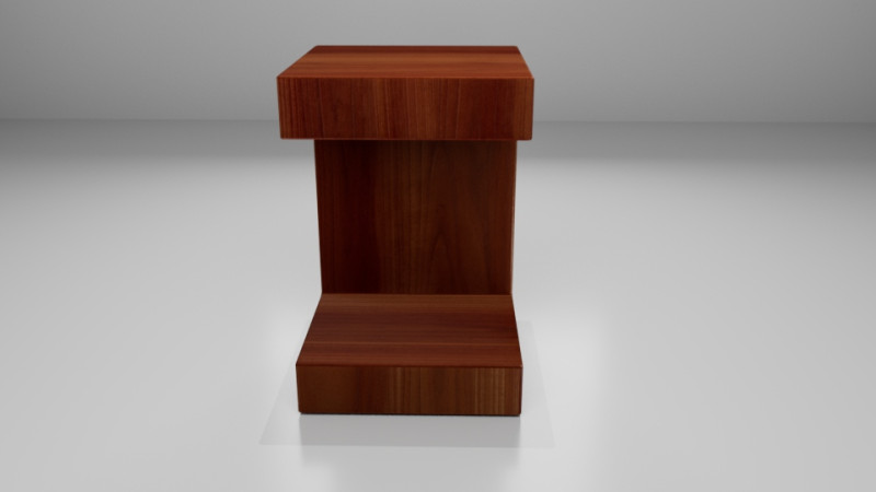 Side Table 3D Модель .c4d .max .obj .3ds .fbx .stl .blend 