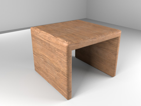 Side Table 3D 모델