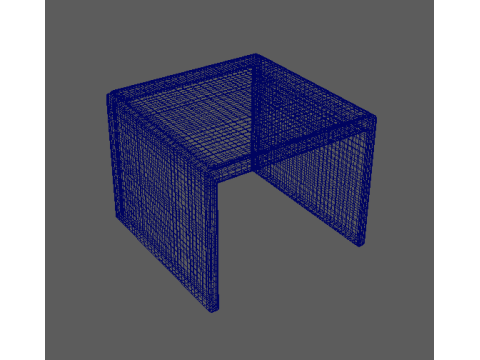 Side Table 3D 모델