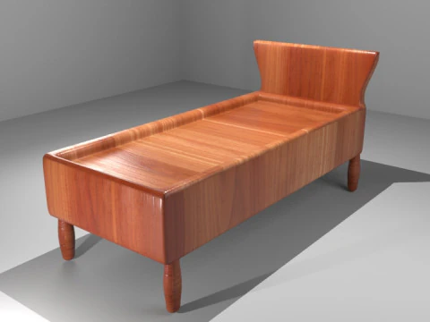 Letto Modello 3D