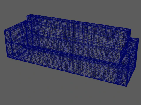 Sofa 3D Modell