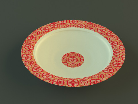 Patterned Dish 3D Model