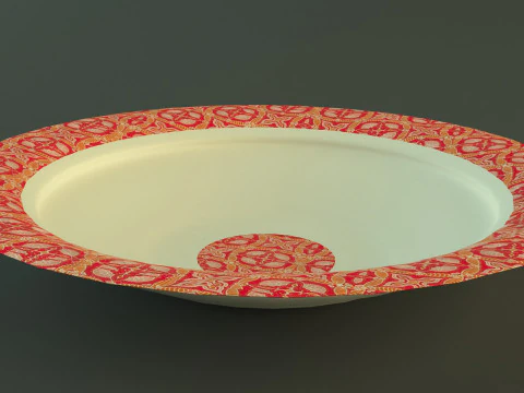 Patterned Dish 3D Model