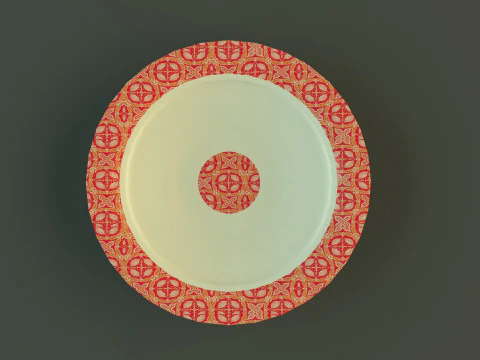 Patterned Dish 3D Model