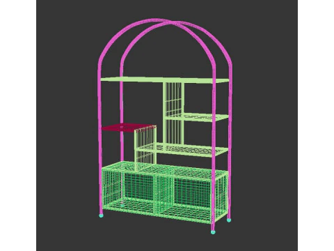Shelving Unit 3D Model