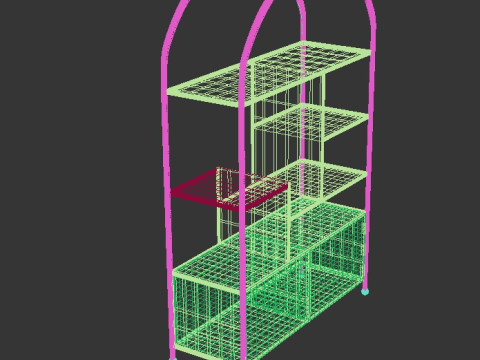 Shelving Unit 3D Модель