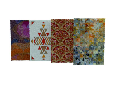 Tappeto irsuto Modello 3D