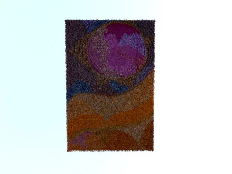 Shaggy Carpet 3D Model