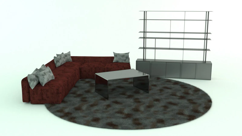 - Modern Living Room Group-Set 3D Model .c4d .max .obj .3ds .fbx .stl .blend 