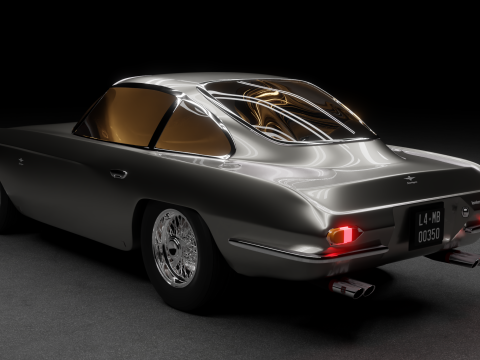 Lambo rghini 350 GT 3D Model