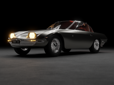 Lambo rghini 350 GT 3D Model