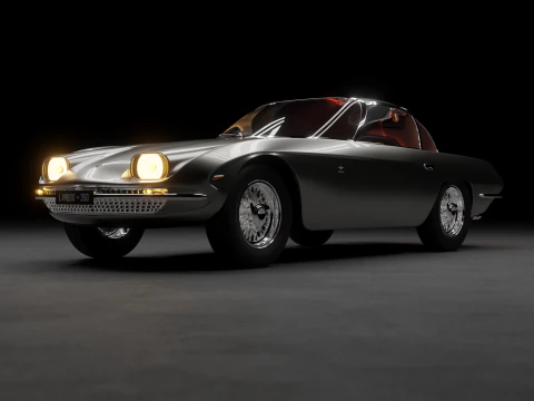 Lambo rghini 350 GT 3D Model