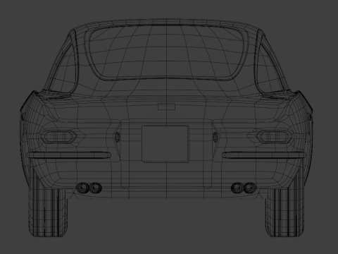 Lambo rghini 350 GT 3D Model