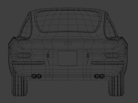 Lambo rghini 350 GT 3D Model