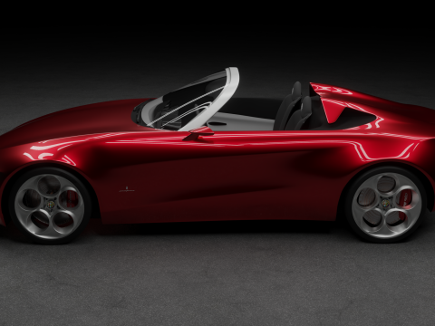 Alfa Romeo 2uettottanta 3D 模型