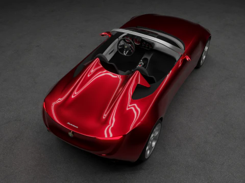Alfa Romeo 2uettottanta 3D Model