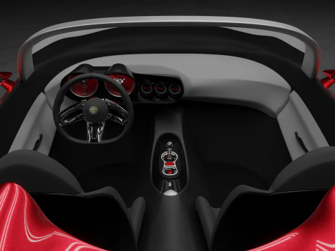 Alfa Romeo 2uettottanta 3D Model