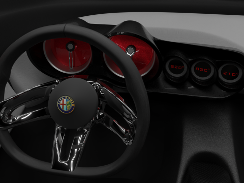Alfa Romeo 2uettottanta 3D 模型