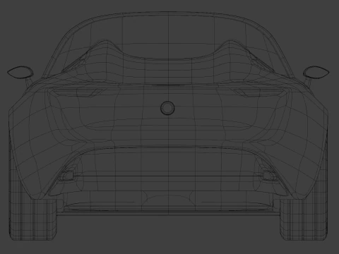 Alfa Romeo 2uettottanta 3D Model