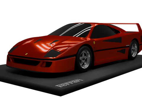 Ferrari F40 Model 3D