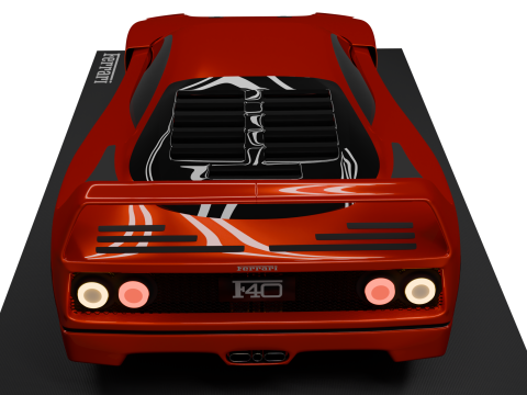 Ferrari F40 Modèle 3D