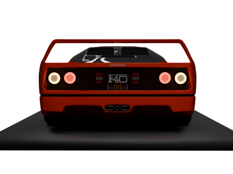 Ferrari F40 Modèle 3D