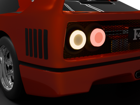 Ferrari F40 Modèle 3D