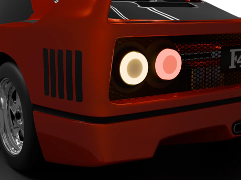 Ferrari F40 3D Model