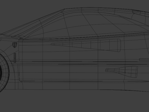 Ferrari F40 Modèle 3D