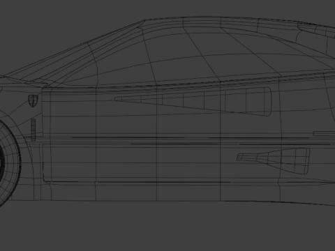 Ferrari F40 3D Model