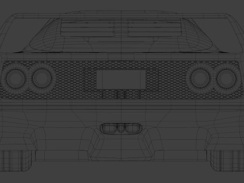 Ferrari F40 3D Model