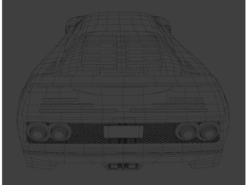 Ferrari F40 3D Model