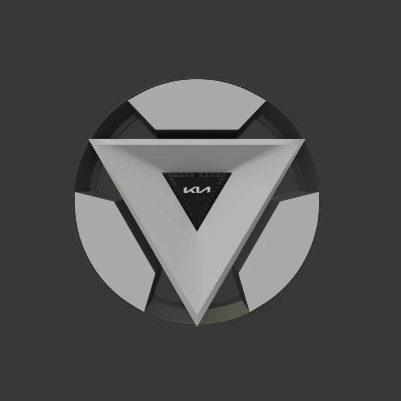 Kia EV9 rim 3D Model .c4d .max .obj .3ds .fbx .stl .blend 