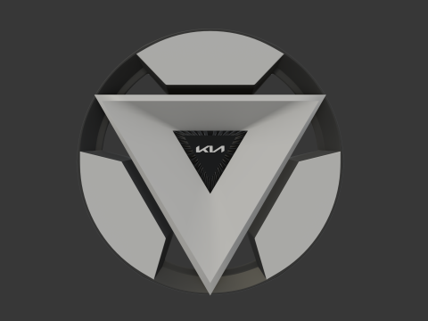 Kia EV9 rim Modello 3D