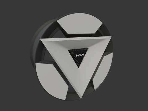 Kia EV9 rim Modelo 3D