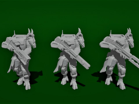Tau Scouts figurines miniatures Model do druku 3D