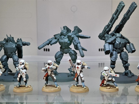 Tau Scouts figurines miniatures Model do druku 3D
