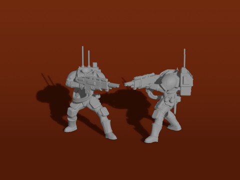 Imperial Elite Stormtroopers figurines miniatures 3D Принт Модель