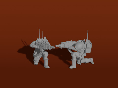 Imperial Elite Stormtroopers figurines miniatures 3D Принт Модель
