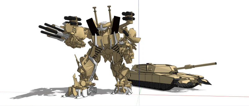 トランスフォーマー ブロール 3Dモデル .c4d .max .obj .3ds .fbx .stl .blend 