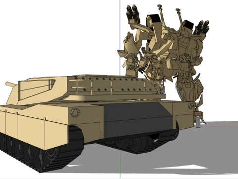 トランスフォーマー ブロール 3Dモデル