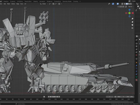 トランスフォーマー ブロール 3Dモデル