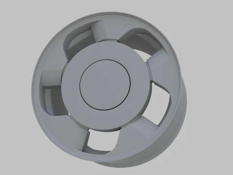 Wheel Volcano V-10 Roda Orbital 3D Model