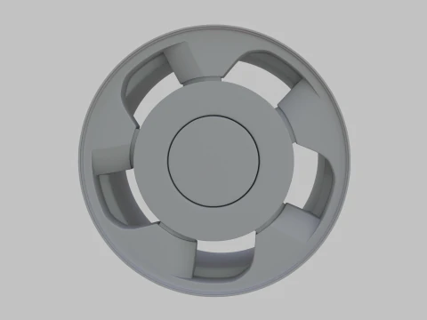Wheel Volcano V-10 Roda Orbital 3D Model