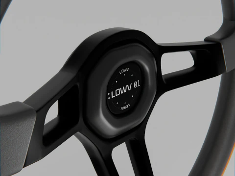 Steering Wheel Lowv Bombardier Volante 3D Model