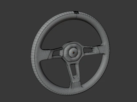 Steering Wheel Lowv Bombardier Volante 3D Model